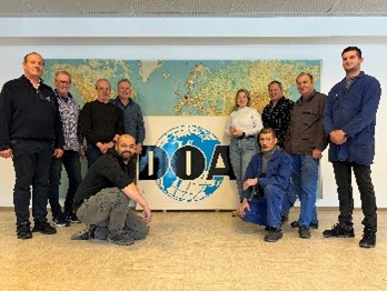Gruppenfoto der Mitarbeiter der Graute DOA aus Österreich.